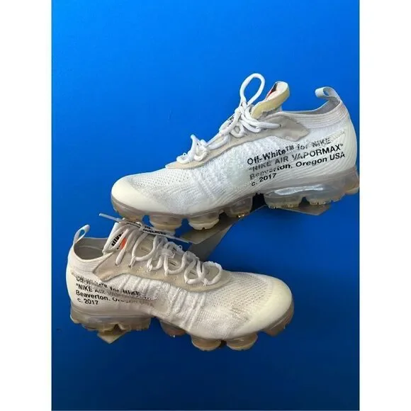 Nike Air VaporMax OFF-WHITE Part 2 2018 AA3831-100 Size 11 - Picture 2 of 7